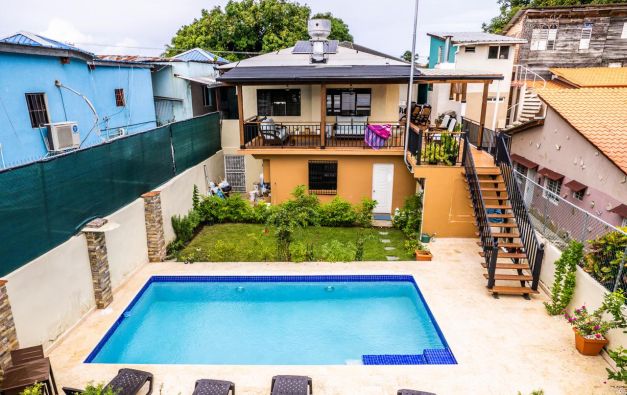 #14 Renovated Restaurant with 6 Apartments and Pool for Sale in Prime Sosua Location